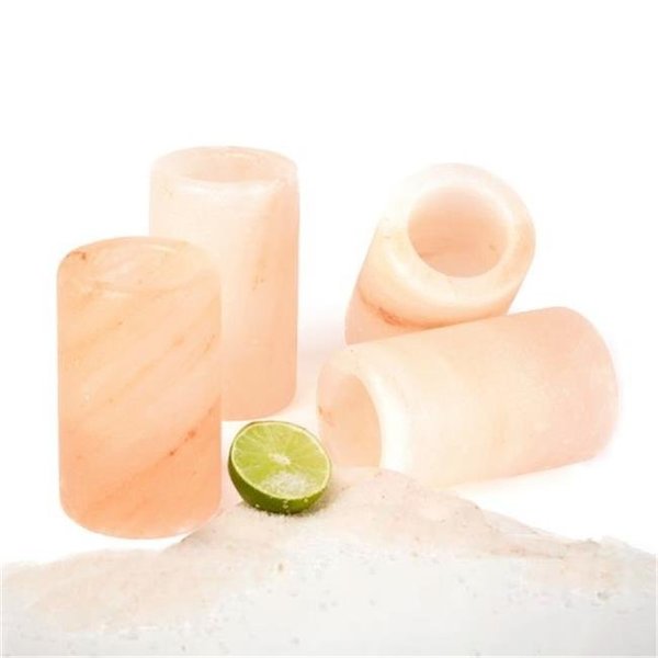 Living Healthy Products Living Healthy Products 92-Hym-ShootG-4 Himalayan Salt Shot Glasses; Set of 4 92-Hym-ShootG-4